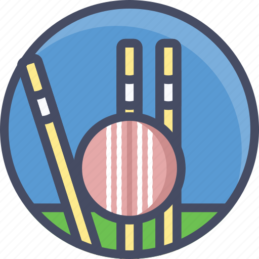 Ball, cricket, fitness, sports, stumps icon - Download on Iconfinder