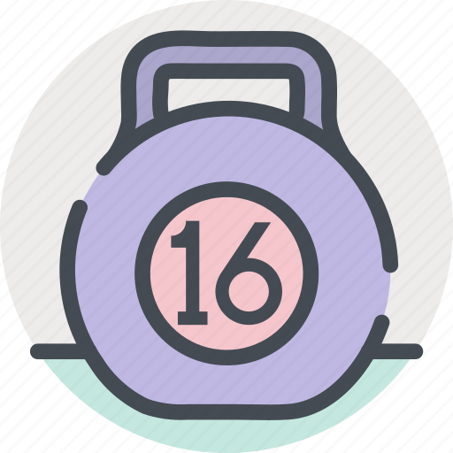 Fitness, gym, kettle, lift, sports, weight icon - Download on Iconfinder