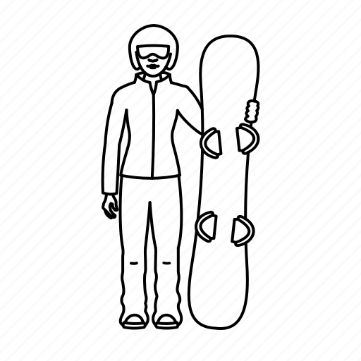 Snowboarder, snowboarding, sport, winter icon - Download on Iconfinder