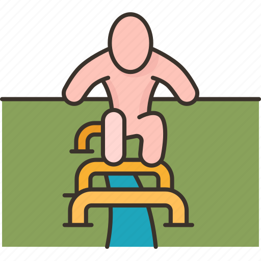 Hurdles, run, exercise, training, athlete icon - Download on Iconfinder