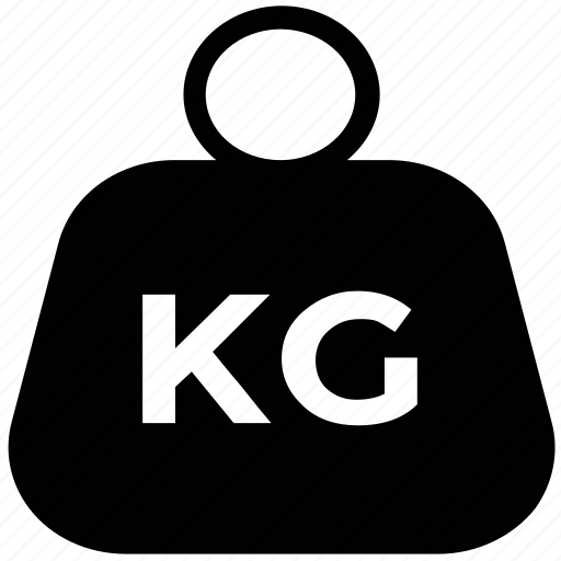 Kg, kg weight, kilogram, kilogram weight, weight tool icon - Download on Iconfinder