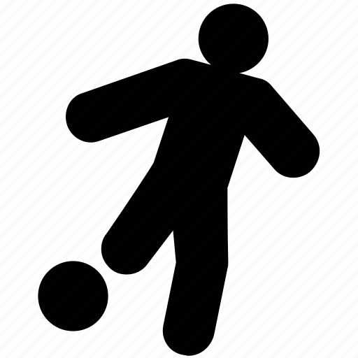 Football, football playing, soccer player, sports, sportsman icon - Download on Iconfinder
