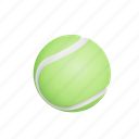 tennis ball, sport, green, play, round 