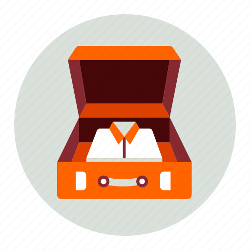 Luggage, open, shirts icon - Download on Iconfinder