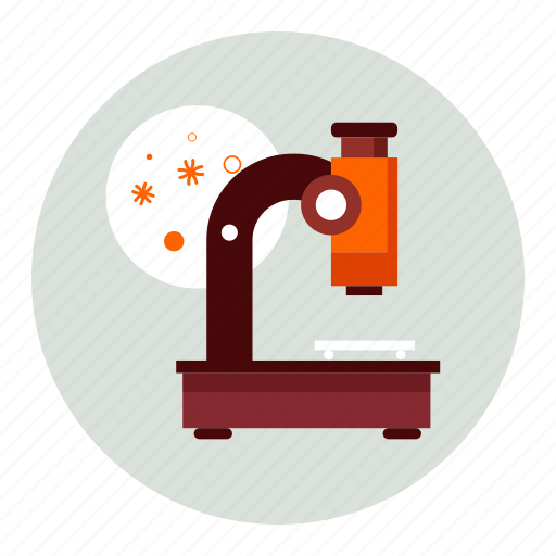 Bacteria, microscope, virus, experiment, laboratory, research, science icon - Download on Iconfinder