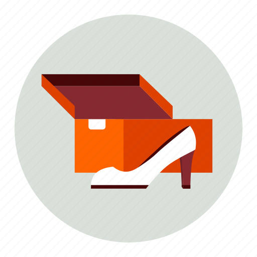 Box, new, shoe, woman, package icon - Download on Iconfinder