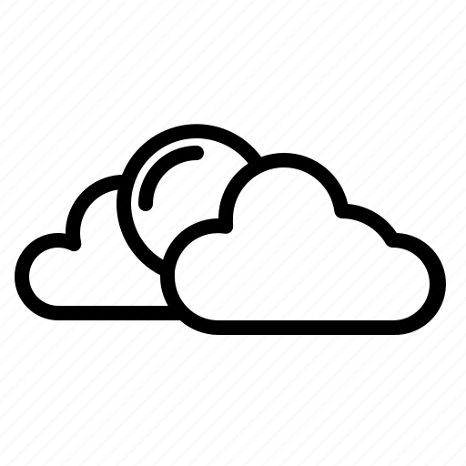 Cloud, cloudy, warm, weather icon - Download on Iconfinder
