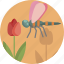 tulip, bug, spring, insect, blossom, flower 