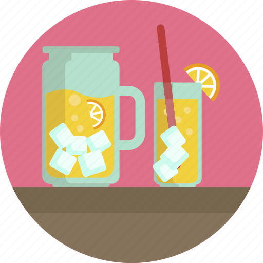 Drink, spring, ice, lemonade, cold icon - Download on Iconfinder