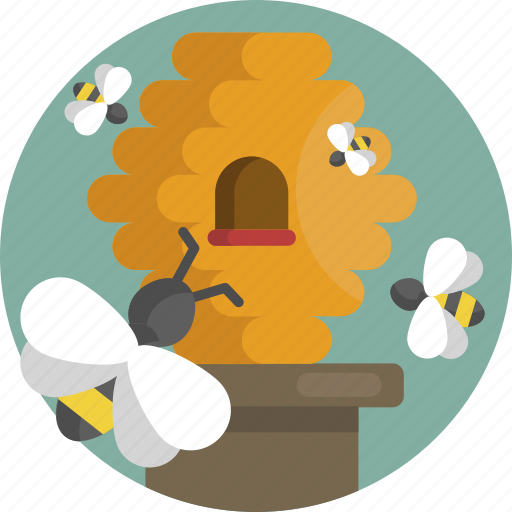 Bee, hive, spring, honey, animal icon - Download on Iconfinder