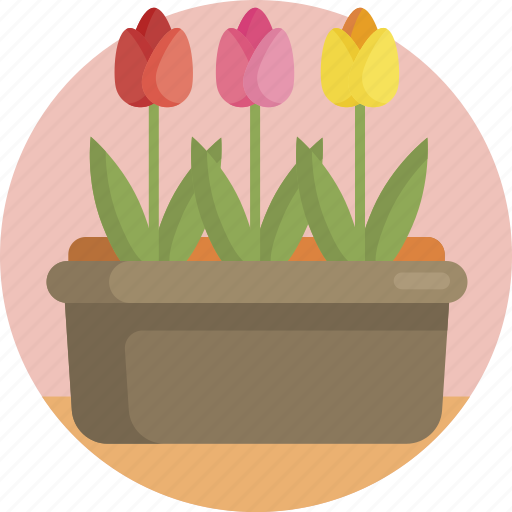 Tulip, garden, nature, spring, flower, floral icon - Download on Iconfinder