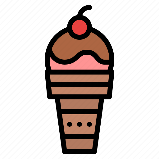 Ice, cream, wafer, cold, food icon - Download on Iconfinder