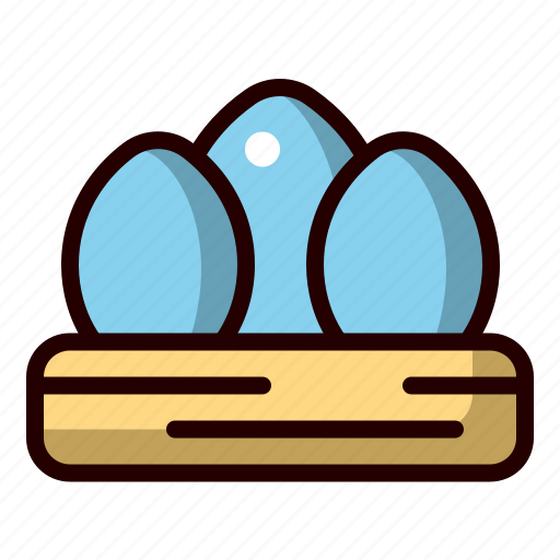 Eggs, nest, spring, animal icon - Download on Iconfinder