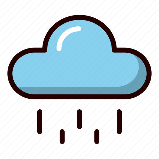 Rainy, rain, cloud, weather icon - Download on Iconfinder