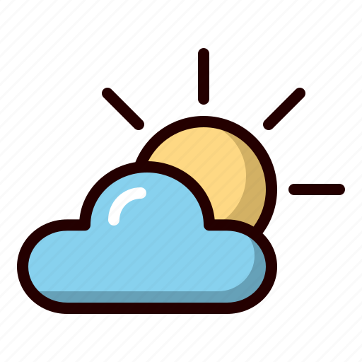 Sunny, summer, sun, weather, cloud icon - Download on Iconfinder