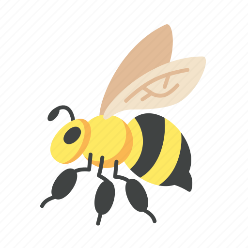 Bee, insect, animal, fly icon - Download on Iconfinder