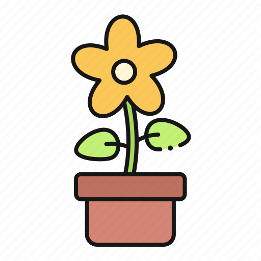 Flower, pot, nature icon - Download on Iconfinder