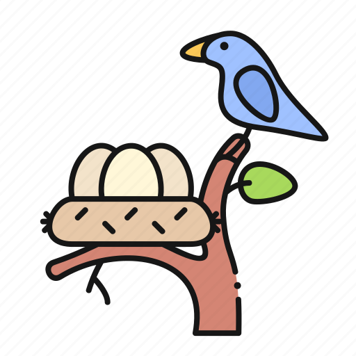 Nest, bird, egg, nature icon - Download on Iconfinder