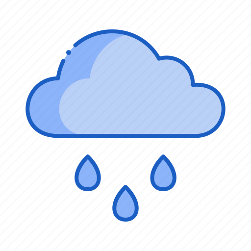 Raining, rain, cloud, weather icon - Download on Iconfinder