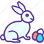 bunny, easter, eggs, paschal, play, rabbit 