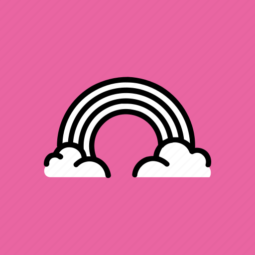 Cloud, colorful, rainbow, spring, sun, vibrant icon - Download on Iconfinder