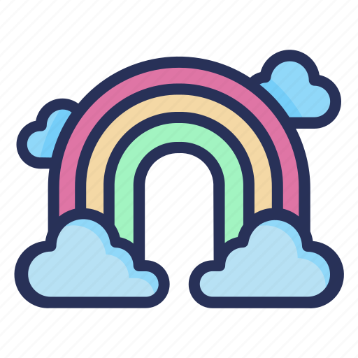 Rainbow, spring, plant, nature, season, natural icon - Download on Iconfinder