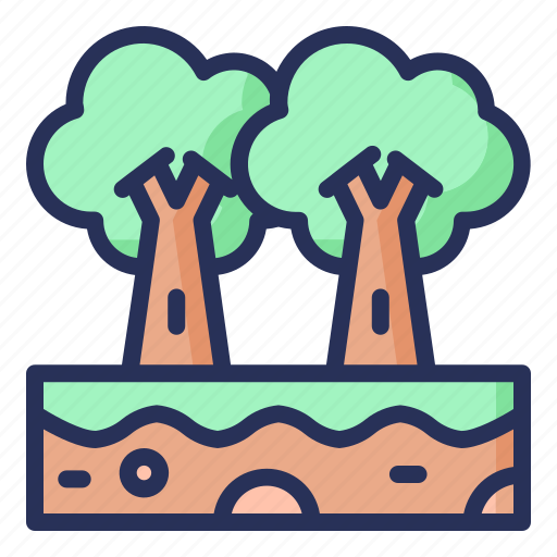 Trees, spring, plant, nature, season, natural icon - Download on Iconfinder