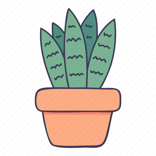 Green, houseplant, leaf, plant, pot icon - Download on Iconfinder