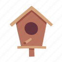 bird, house, birdhouse, garden