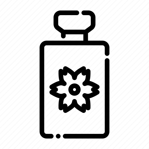 Perfume, bottle, blossom, flower, fragrance icon - Download on Iconfinder