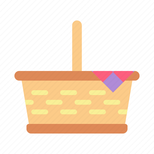 Picnic, basket, outdoor, vacation icon - Download on Iconfinder