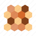 honeycomb, honey, bee, hexagon