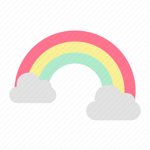Rainbow, colorful, sky, cloud icon - Download on Iconfinder