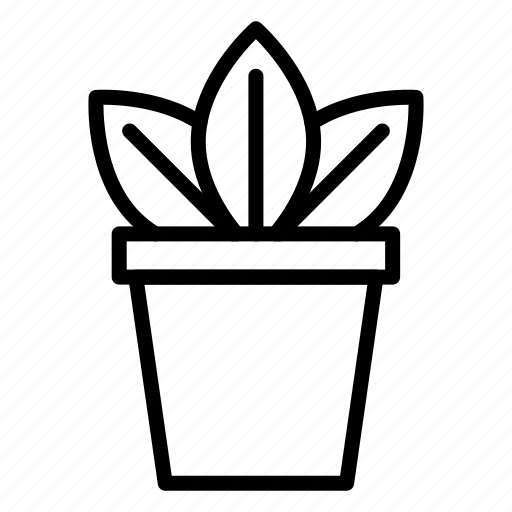 Plant, plant pot, ecology, leaf, green, environment, nature icon - Download on Iconfinder