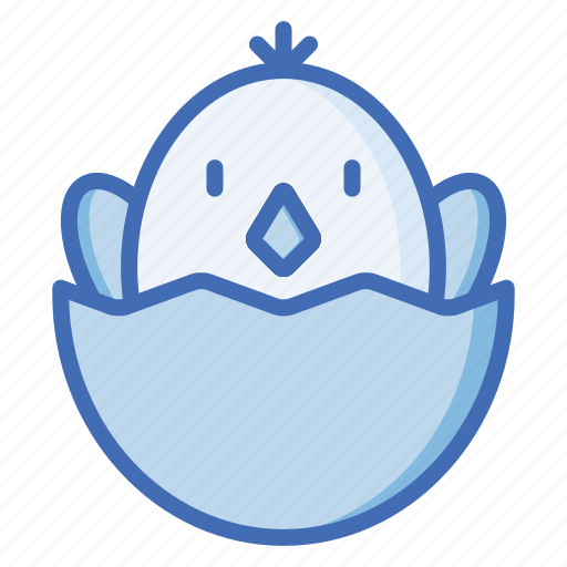 Chick, egg, animal, pet, spring, nature icon - Download on Iconfinder