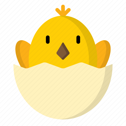 Chick, egg, animal, pet, spring, nature icon - Download on Iconfinder