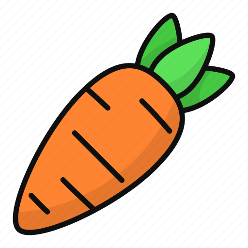 Carrot, vegetable, healthy food, harvest, vegetarian, diet, cooking ingredient icon - Download on Iconfinder