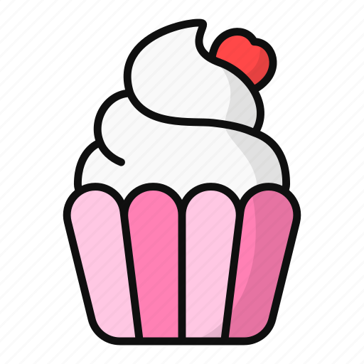 Cupcake, dessert, food, bakery, cream, pastry, sweet icon - Download on Iconfinder