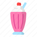 milkshake, beverage, drink, dessert, smoothie, ice cream, restaurant