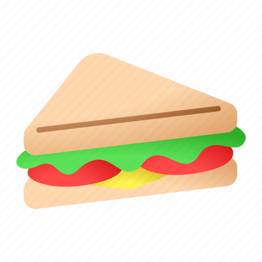 Sandwich, fast food, lunch, brunch, snack, meal, blt icon - Download on Iconfinder