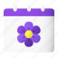 spring calendar, springtime, date, event, schedule, season, organizer 