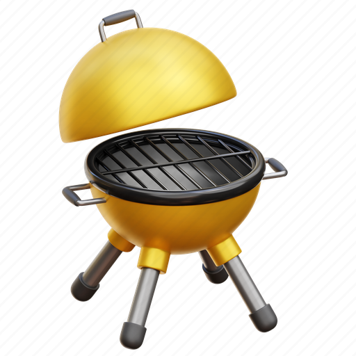 Barbeque, bbq, grill, cooking 3D illustration - Download on Iconfinder