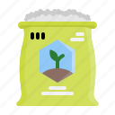 fertilizer, gardening, sack, plant