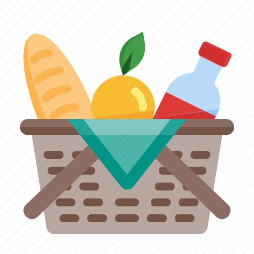 Picnic, picnic basket, summer, camping icon - Download on Iconfinder