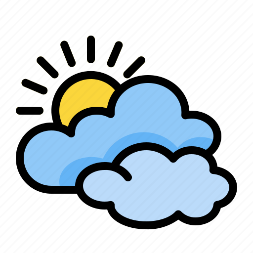 Cloud, sun, summer, spring icon - Download on Iconfinder