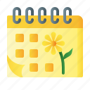 calendar, spring calendar, spring season, date