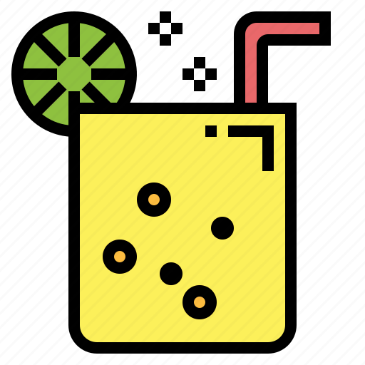 Alcohol, drink, ice, lemon icon - Download on Iconfinder