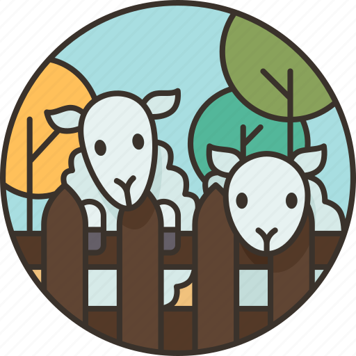 Farm, sheep, animal, agriculture, tourism icon - Download on Iconfinder