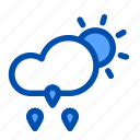 cloud, drizzle, rain, rainfall, spring, storage, weather
