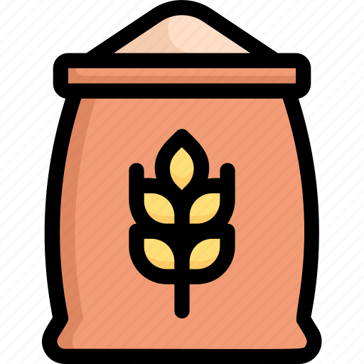 Bag of grain, nature, sack, season, spring, weather, wheat bag icon - Download on Iconfinder